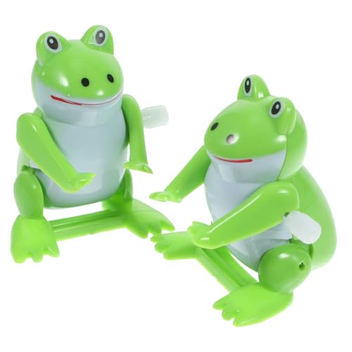 FELTECHELECTR 2Stücke Aufziehspielzeug Frosch Wind Up Froschspielzeug für für Geburtstagsfeiern und Partys Robust und Sicher Batterien Erforderlich von FELTECHELECTR