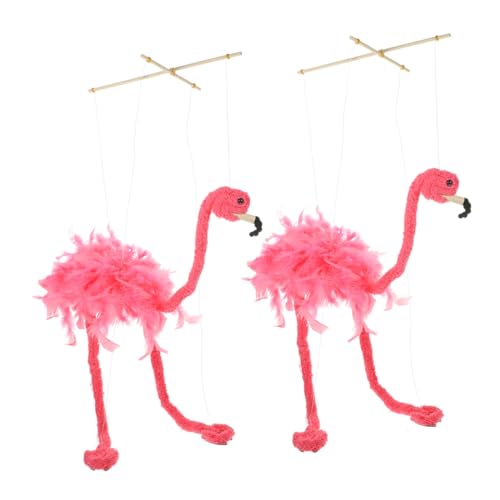 FELTECHELECTR 2Stücke Flamingo Marionetten Puppenspielzeug für Tierform Schnurpuppe Interaktive Spielzeugrequisite für Kreatives und Emotionalen Ausdruck FELTECHELECTR 2Stücke Flamingo Marionetten Puppenspielzeug für Tierform Schnurpuppe Interaktive Spielzeugrequisite für Kreatives und Emotionalen Ausdruck von FELTECHELECTR