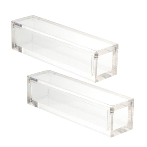 FELTECHELECTR 2er-Box Für Würfel Spielwürfeletui Led Spielen Magnetische Kugeln Würfelbecher Beleuchtete Vitrine -würfelbehälter Würfel Fall Acryl Transparent von FELTECHELECTR
