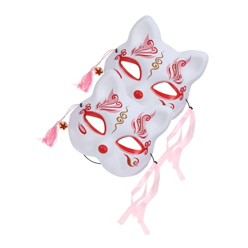 FELTECHELECTR 2st Sakura-fuchs-maske Cosplay Clown-kostüm Rey-maske Maskenfuchs Kane-maske Weiße Maske Fuchs Hälfte Halloween-fuchsmasken Fuchs Masken Abdeckung Rot Plastik FELTECHELECTR 2st Sakura-fuchs-maske Cosplay Clown-kostüm Rey-maske Maskenfuchs Kane-maske Weiße Maske Fuchs Hälfte Halloween-fuchsmasken Fuchs Masken Abdeckung Rot Plastik von FELTECHELECTR