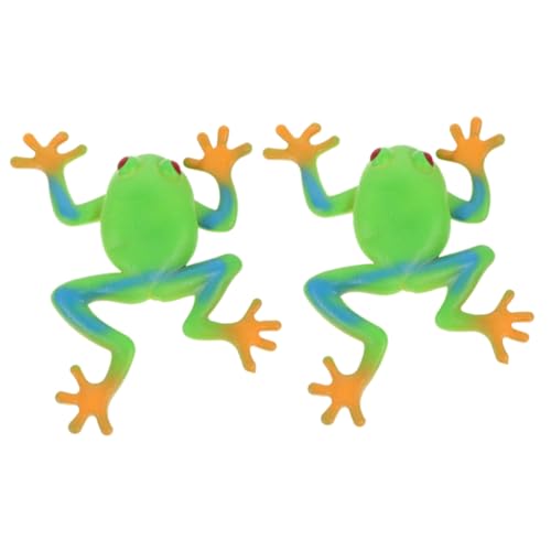 FELTECHELECTR 2St Stressabbau-Froschspielzeug Kawaii sensorisches Spielzeug Dekomprimieren Sie Froschspielzeug Kinderspielzeug Spielzeuge Froschförmiges Spielzeug für Partys Quetschspielzeug von FELTECHELECTR