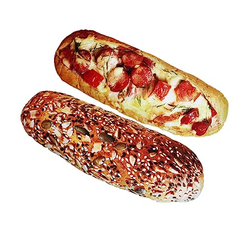 FELTECHELECTR 2stücke Simulierte Brot-Kissen Farbe Toast-Kissen Für Kuscheltier Im Brot-Design Für Schlafzimmer Spielzeug Und Dekoration FELTECHELECTR 2stücke Simulierte Brot-Kissen Farbe Toast-Kissen Für Kuscheltier Im Brot-Design Für Schlafzimmer Spielzeug Und Dekoration von FELTECHELECTR