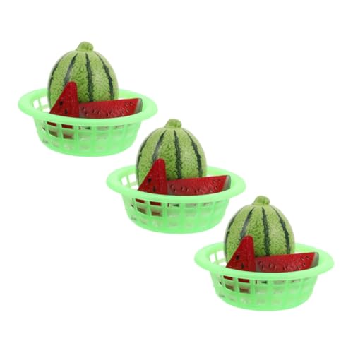 FELTECHELECTR 3 Sets Mini-Dekoration Mit Künstlichen Wassermelonen: Lebensechte Künstliche Früchte Zur Präsentation, Realistische Miniatur-Obst-Requisiten Für Zuhause Und Partys FELTECHELECTR 3 Sets Mini-Dekoration Mit Künstlichen Wassermelonen: Lebensechte Künstliche Früchte Zur Präsentation, Realistische Miniatur-Obst-Requisiten Für Zuhause Und Partys von FELTECHELECTR