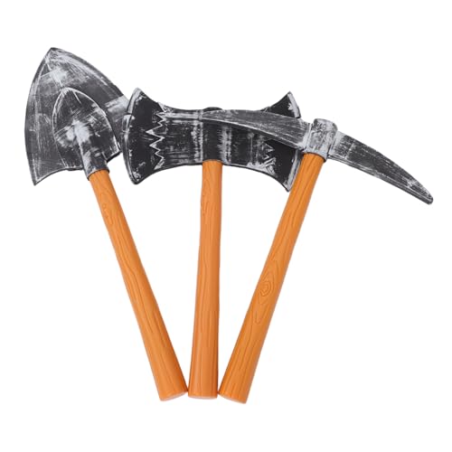 FELTECHELECTR 3 Stück Realistische Doppelaxt Spitzhacke und Schaufel für Halloween Geburtstagsfeiern und Bühnenauftritte Leicht Tragbar Detailgetreu Gestaltet FELTECHELECTR 3 Stück Realistische Doppelaxt Spitzhacke und Schaufel für Halloween Geburtstagsfeiern und Bühnenauftritte Leicht Tragbar Detailgetreu Gestaltet von FELTECHELECTR