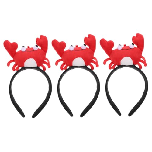 FELTECHELECTR 3 Stück Teiliges Crab Animal Hairband Plüsch Haarreif mit Lustigem Krebs design Bequemes für Erwachsene für Kostüm Party und Fotoshootings FELTECHELECTR 3 Stück Teiliges Crab Animal Hairband Plüsch Haarreif mit Lustigem Krebs design Bequemes für Erwachsene für Kostüm Party und Fotoshootings von FELTECHELECTR
