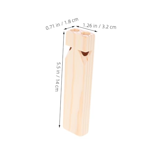 FELTECHELECTR 3 Stück Teiliges Holz Zugpfeifen DIY Musikspielzeug zum Bemalen Pädagogisches Orff Instrument für Kleinkinder Fördert Kreativität und Musikalische Früherziehung für Familien und von FELTECHELECTR
