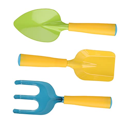 FELTECHELECTR 3 Stück Teiliges Set Sandspielzeug für Robuste Schaufel und Gartenwerkzeuge für Jungen und Mädchen für Strand und Sandkasten aus Langlebigem Fördert Kreatives und Gartenwissen von FELTECHELECTR