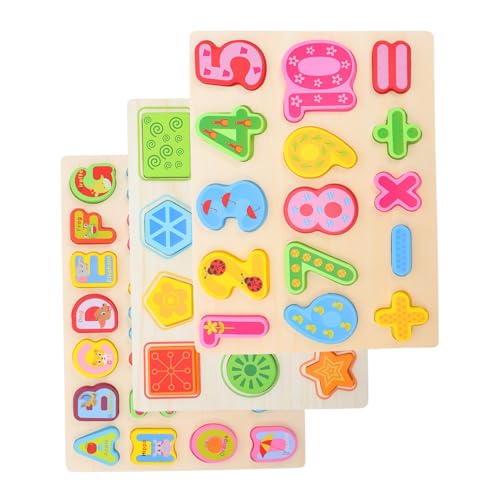 FELTECHELECTR 3-teiliges Holzpuzzle Für Kleinkinder – Alphabet- Und Zahlenpuzzle, Montessori-sortierbretter, Vorschul-lernspielzeug Für Kinder, Jungen Und Mädchen, Geburtstag, Urlaub FELTECHELECTR 3-teiliges Holzpuzzle Für Kleinkinder – Alphabet- Und Zahlenpuzzle, Montessori-sortierbretter, Vorschul-lernspielzeug Für Kinder, Jungen Und Mädchen, Geburtstag, Urlaub von FELTECHELECTR