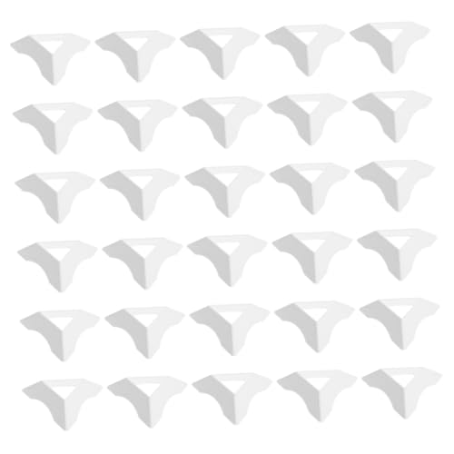 FELTECHELECTR 30 Stück Transparenter Würfel-basisständer, Dreieckiger Kunststoffhalter, Stabiler, Modischer Präsentationsständer Für Die Puzzle-würfel-Sammlung, Büro-Schreibtisch- von FELTECHELECTR