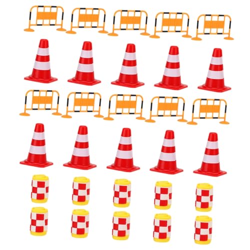 FELTECHELECTR 30Stücke Verkehrszeichen Verkehrsschilder für Rote Verkehrskegel Orangefarbene Absperrgitter und Gelbe Sicherheitsbarrieren FELTECHELECTR 30Stücke Verkehrszeichen Verkehrsschilder für Rote Verkehrskegel Orangefarbene Absperrgitter und Gelbe Sicherheitsbarrieren von FELTECHELECTR