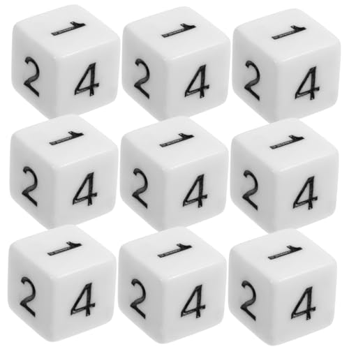FELTECHELECTR 30stücke Teiliges Weißer Seitiger Würfel Aus Acryl Ersatzspielwürfel Mit Arabischen Ziffern Für Brettspiele Und Partys Leicht Und Tragbar Für Unterwegs FELTECHELECTR 30stücke Teiliges Weißer Seitiger Würfel Aus Acryl Ersatzspielwürfel Mit Arabischen Ziffern Für Brettspiele Und Partys Leicht Und Tragbar Für Unterwegs von FELTECHELECTR