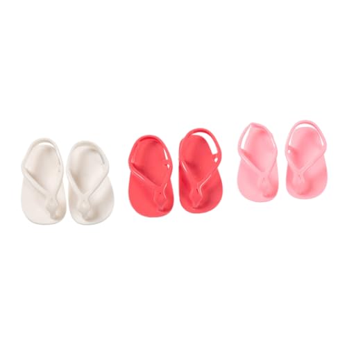 FELTECHELECTR 3Paare Sandalen für Mädchenpuppen und Puppenzubehör für Kreatives und Fantasievolle Geschichten Langlebig und Sicher FELTECHELECTR 3Paare Sandalen für Mädchenpuppen und Puppenzubehör für Kreatives und Fantasievolle Geschichten Langlebig und Sicher von FELTECHELECTR