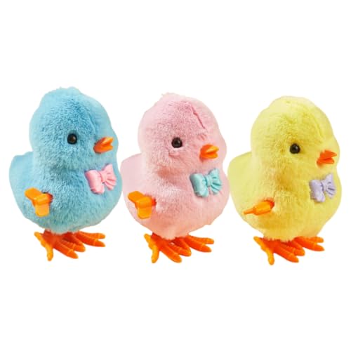 FELTECHELECTR 3-teiliges Aufziehspielzeug Für Jungen Und Mädchen Interaktive Springende Hühner Leuchtende Farben Babyspielzeug Für Ostern FELTECHELECTR 3-teiliges Aufziehspielzeug Für Jungen Und Mädchen Interaktive Springende Hühner Leuchtende Farben Babyspielzeug Für Ostern von FELTECHELECTR