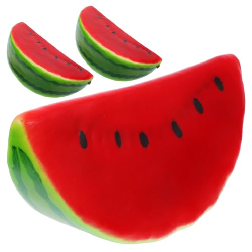 FELTECHELECTR 3Stücke Künstliche Wassermelonenscheiben Realistische Modell Dekoration für Fotografie und Sommerpartys Requisite für Kreative Displays FELTECHELECTR 3Stücke Künstliche Wassermelonenscheiben Realistische Modell Dekoration für Fotografie und Sommerpartys Requisite für Kreative Displays von FELTECHELECTR