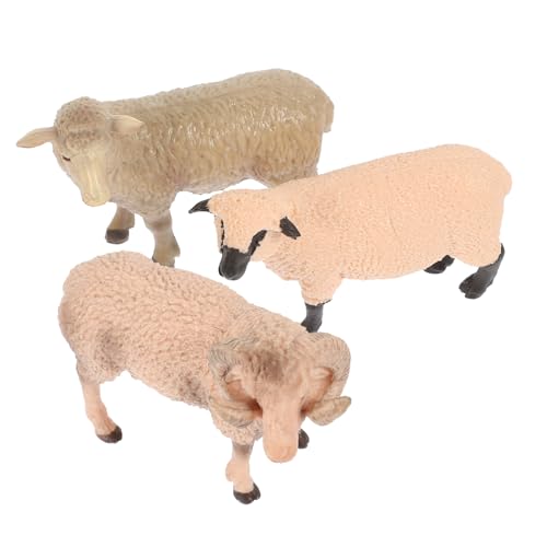 FELTECHELECTR 3Stücke Teiliges Schafmodell Realistisches Schafzornament für Pädagogisches zur Dekoration von Zuhause Klassenzimmer und Langlebig FELTECHELECTR 3Stücke Teiliges Schafmodell Realistisches Schafzornament für Pädagogisches zur Dekoration von Zuhause Klassenzimmer und Langlebig von FELTECHELECTR
