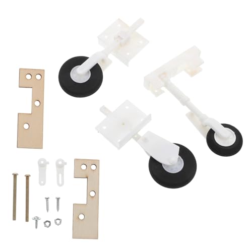 FELTECHELECTR 3pcs Flugzeugfahrwerksräder Fahrwerk Fahrwerk DIY -fahrwerk Für DIY -Auto Hubschrauber Flugzeugmodell Ersatzteile Zubehör von FELTECHELECTR