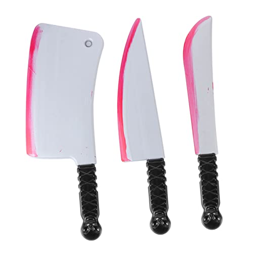 FELTECHELECTR Halloween Blutige Messer Kostüm Requisiten 3-teiliges Simuliertes Messerset Für Dekorationen FELTECHELECTR Halloween Blutige Messer Kostüm Requisiten 3-teiliges Simuliertes Messerset Für Dekorationen von FELTECHELECTR