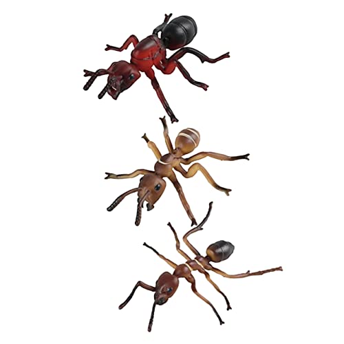 FELTECHELECTR 3 Stücke Ant Schreibtisch Spielzeug Simulierte Ant Figurine Outdoor Statue Ornament FELTECHELECTR 3 Stücke Ant Schreibtisch Spielzeug Simulierte Ant Figurine Outdoor Statue Ornament von FELTECHELECTR