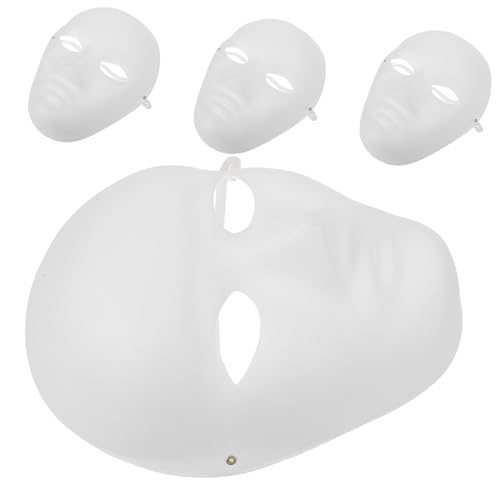 FELTECHELECTR Halloween Maske Maske Diy Handgemachte Pulp Masken Für Halloween Weiße Blanko Masken Für Partys Und Erwachsene Ideal Für Karneval Basteln Und Cosplay Veranstaltungen von FELTECHELECTR