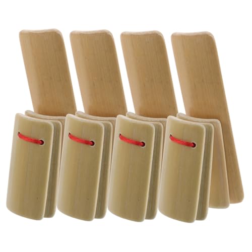 FELTECHELECTR Rhythmusfähigkeiten Für Jungen Und Mädchen Traditionelle Chinesische Kuaiban-kastagnetten Für Bühnen- Und Gruppenaktivitäten FELTECHELECTR Rhythmusfähigkeiten Für Jungen Und Mädchen Traditionelle Chinesische Kuaiban-kastagnetten Für Bühnen- Und Gruppenaktivitäten von FELTECHELECTR
