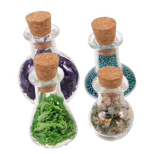 FELTECHELECTR 4 Stück Puppenhaus Miniaturflaschen DIY Miniatur Bausatz Glasflaschen Winzige Gläser Halloween Drifting Bottles Puppenhaus Zubehör Wohnkultur FELTECHELECTR 4 Stück Puppenhaus Miniaturflaschen DIY Miniatur Bausatz Glasflaschen Winzige Gläser Halloween Drifting Bottles Puppenhaus Zubehör Wohnkultur von FELTECHELECTR