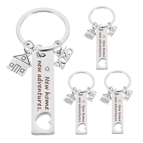 FELTECHELECTR 4 Stück Schlüsselanhänger Große Ornamente Medaillon Des Deckels Neues Zuhause Schlüsselanhänger Anhänger Neues Abenteuer Andenken Hausform Schlüsselanhänger Ornament FELTECHELECTR 4 Stück Schlüsselanhänger Große Ornamente Medaillon Des Deckels Neues Zuhause Schlüsselanhänger Anhänger Neues Abenteuer Andenken Hausform Schlüsselanhänger Ornament von FELTECHELECTR