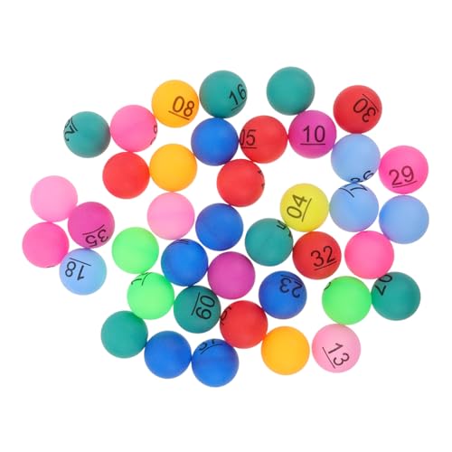 FELTECHELECTR 40 Stücke Bunte Bingo Bälle Party Dekorationen Tombola Spiele Multi Farbe Nummeriert Bälle Bingo Spiel Zubehör FELTECHELECTR 40 Stücke Bunte Bingo Bälle Party Dekorationen Tombola Spiele Multi Farbe Nummeriert Bälle Bingo Spiel Zubehör von FELTECHELECTR