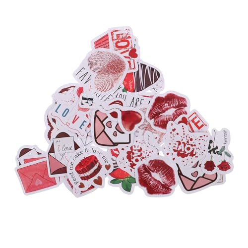 FELTECHELECTR Valentinstag Liebe Aufkleber Scrapbook Herzförmige Klebeaufkleber Für Journal Bulk Mini Sticker Book FELTECHELECTR Valentinstag Liebe Aufkleber Scrapbook Herzförmige Klebeaufkleber Für Journal Bulk Mini Sticker Book von FELTECHELECTR