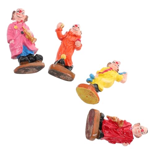 FELTECHELECTR 4Stücke Clown Figuren Kreative Clown Dekoration Einzigartige Clown Accessoires für Damen Vielseitige Deko und Sandkasten Zubehör Ergänzung für Karneval FELTECHELECTR 4Stücke Clown Figuren Kreative Clown Dekoration Einzigartige Clown Accessoires für Damen Vielseitige Deko und Sandkasten Zubehör Ergänzung für Karneval von FELTECHELECTR