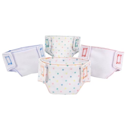 FELTECHELECTR 4Stücke Puppenunterhosen Puppenhöschen Zubehör für Rollenspiele für Puppen Fantasievolles für Klassischem Design FELTECHELECTR 4Stücke Puppenunterhosen Puppenhöschen Zubehör für Rollenspiele für Puppen Fantasievolles für Klassischem Design von FELTECHELECTR