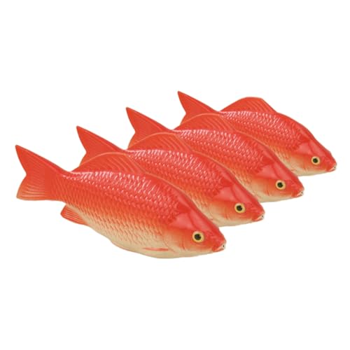 FELTECHELECTR 4Stücke Realistische Fischmodelle aus Künstliche Fischfiguren für Aquariumdekoration Fotorealistische Simulation für Heim und Garten Langlebige Deko Fische von FELTECHELECTR