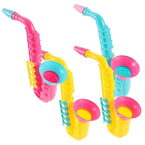 FELTECHELECTR 4Stücke Teiliges Saxophon Spielzeugset Musikinstrument für Frühes Lernen und Kreative für Jungen und Blasinstrumente FELTECHELECTR 4Stücke Teiliges Saxophon Spielzeugset Musikinstrument für Frühes Lernen und Kreative für Jungen und Blasinstrumente von FELTECHELECTR