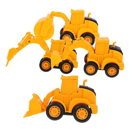 FELTECHELECTR 4Stücke Teiliges Spielzeugauto Realistisches Baufahrzeug Modell mit Kompaktgröße für Kleine Hände Strand Garten und Kreative Spielstunden Autospielzeug für Jungen FELTECHELECTR 4Stücke Teiliges Spielzeugauto Realistisches Baufahrzeug Modell mit Kompaktgröße für Kleine Hände Strand Garten und Kreative Spielstunden Autospielzeug für Jungen von FELTECHELECTR