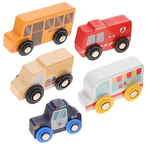 FELTECHELECTR 5 Teiliges Set Holzspielzeug Fahrzeuge Mini Landschaftsfahrzeuge Für Feuerwehr Und Mehr Ideale Spielzeuge Für Kinderpartys Und Fahrzeugmodelle Zum FELTECHELECTR 5 Teiliges Set Holzspielzeug Fahrzeuge Mini Landschaftsfahrzeuge Für Feuerwehr Und Mehr Ideale Spielzeuge Für Kinderpartys Und Fahrzeugmodelle Zum von FELTECHELECTR
