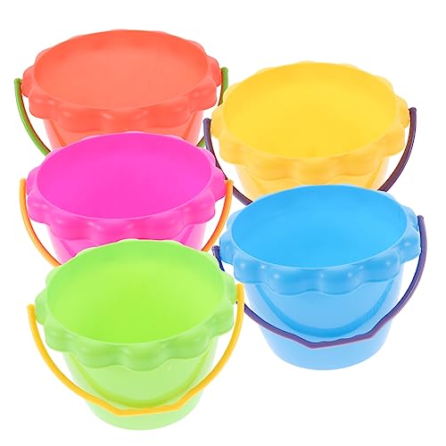 FELTECHELECTR 5 Stück Strandeimer Strandspielzeug Sandeimer Sandeimer Tragbare Sandeimer Sandspielwerkzeuge Strandspielzeug Strandeimer Outdoor Strandspieleimer Kunststoff FELTECHELECTR 5 Stück Strandeimer Strandspielzeug Sandeimer Sandeimer Tragbare Sandeimer Sandspielwerkzeuge Strandspielzeug Strandeimer Outdoor Strandspieleimer Kunststoff von FELTECHELECTR