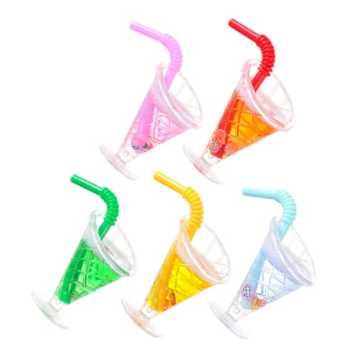 FELTECHELECTR 5pcs Tiny Hawaiian Dessert Cups Realistische Miniatur Juice Cup Models Dollhouse Küche Lieferungen Mini House -Verzierungen Sommerpartydekorationen FELTECHELECTR 5pcs Tiny Hawaiian Dessert Cups Realistische Miniatur Juice Cup Models Dollhouse Küche Lieferungen Mini House -Verzierungen Sommerpartydekorationen von FELTECHELECTR