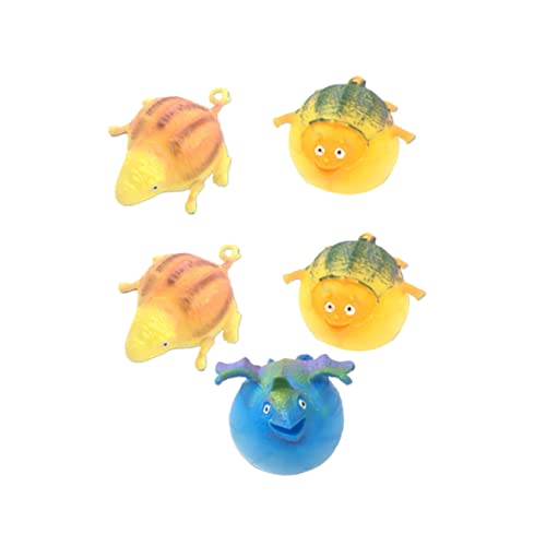 FELTECHELECTR 5St Druckkugel zusammendrücken Stress abbau dekompression dekoäste Lernspielzeug für das Klassenzimmer zusammendrückbares Ballspielzeug Tier Stressball lustig Entlüftungskugel Kind von FELTECHELECTR