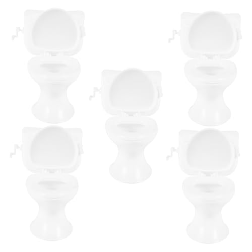 FELTECHELECTR 1:12 Miniatur Toiletten 5 Stücke Puppe Bad Zubehör Kompakte Und Leichte Für Einfach FELTECHELECTR 1:12 Miniatur Toiletten 5 Stücke Puppe Bad Zubehör Kompakte Und Leichte Für Einfach von FELTECHELECTR
