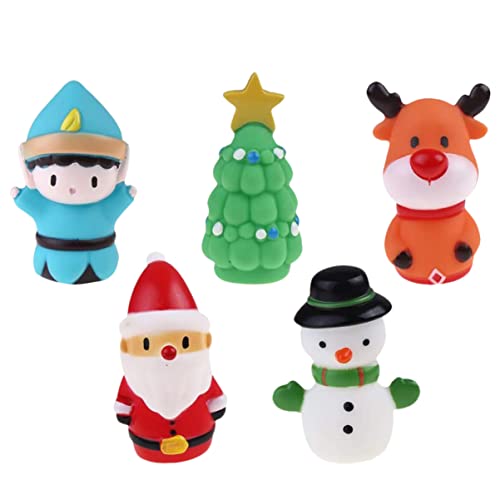 FELTECHELECTR 5st Weihnachts- Fingerabdeckung Fingerpuppe Weiches Gummi FELTECHELECTR 5st Weihnachts- Fingerabdeckung Fingerpuppe Weiches Gummi von FELTECHELECTR