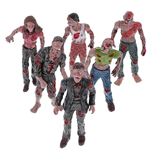 FELTECHELECTR 6 STK Zombie- Puppe Miniatur Actionfiguren Film Zombie- Minifiguren Monster Mikrospielzeug Zombie Figuren Halloween Toys for Boys sammlerstücke Safe Toy FELTECHELECTR 6 STK Zombie- Puppe Miniatur Actionfiguren Film Zombie- Minifiguren Monster Mikrospielzeug Zombie Figuren Halloween Toys for Boys sammlerstücke Safe Toy von FELTECHELECTR