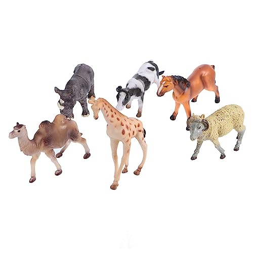 FELTECHELECTR Realistisches Tierspielzeug 6 Stück entzückende Tierfiguren Spielzeug Tiere Figuren Dekoration Ornament Tierdekoration Kunststoff FELTECHELECTR Realistisches Tierspielzeug 6 Stück entzückende Tierfiguren Spielzeug Tiere Figuren Dekoration Ornament Tierdekoration Kunststoff von FELTECHELECTR