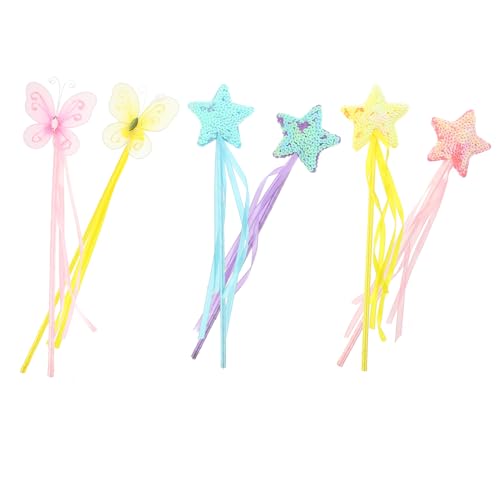 FELTECHELECTR 6 Stück Tragbare Feenstäbe Mädchenspielzeug Puppen Feenspielzeug Banddesign Feenstäbe Feenstäbe Feenstab Dekorativer Feenstab Feen Kinderspielzeug Zauberstab FELTECHELECTR 6 Stück Tragbare Feenstäbe Mädchenspielzeug Puppen Feenspielzeug Banddesign Feenstäbe Feenstäbe Feenstab Dekorativer Feenstab Feen Kinderspielzeug Zauberstab von FELTECHELECTR