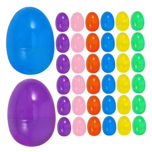 FELTECHELECTR Ostern 60pcs Vorgefüllter Kunststoff Für Partydekorationen Geschenkverpackung FELTECHELECTR Ostern 60pcs Vorgefüllter Kunststoff Für Partydekorationen Geschenkverpackung von FELTECHELECTR