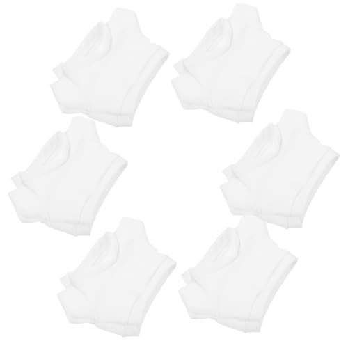 FELTECHELECTR 6St Puppenkleidung brauner Kapuzenpulli tragen ausgestopft Bärenkleidung Tiere Plüsch Bezauberndes T-Shirt- Puppenkostüm zur Dekoration dekoratives Puppendekor Tuch Weiß von FELTECHELECTR