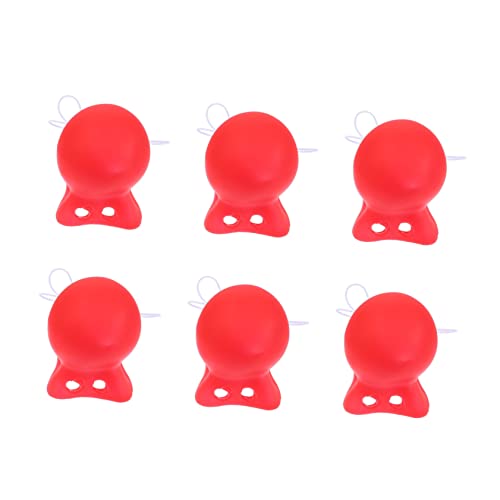 FELTECHELECTR Kostüm Clown 6 Stück Rote Quietschende Nasen-Requisiten Für Halloween-Jungen Und Mädchen Spielzeug-Partys FELTECHELECTR Kostüm Clown 6 Stück Rote Quietschende Nasen-Requisiten Für Halloween-Jungen Und Mädchen Spielzeug-Partys von FELTECHELECTR