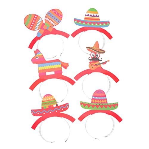 FELTECHELECTR 6pcs Mexikanischen Sombrero Party Requisiten Tag Der Toten Dekorationen Festival Kostüm Zubehör FELTECHELECTR 6pcs Mexikanischen Sombrero Party Requisiten Tag Der Toten Dekorationen Festival Kostüm Zubehör von FELTECHELECTR