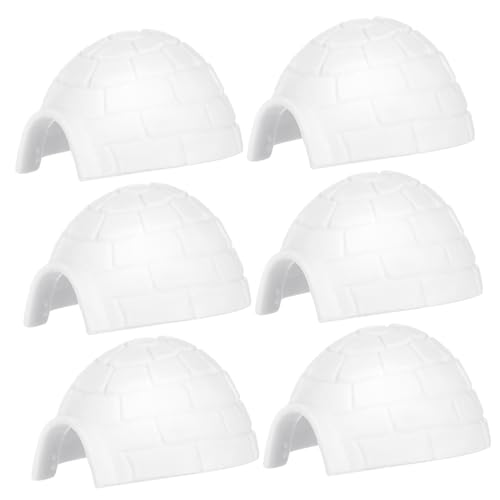 FELTECHELECTR 6Stücke Teiliges Iglu Dekorationsset Realistische Iglu Figuren aus Hochwertigem für Mikrolandschaften Terrarien und Häuser Lernspielzeug für Kreative FELTECHELECTR 6Stücke Teiliges Iglu Dekorationsset Realistische Iglu Figuren aus Hochwertigem für Mikrolandschaften Terrarien und Häuser Lernspielzeug für Kreative von FELTECHELECTR