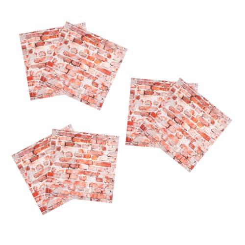 FELTECHELECTR 6pcs Puppenhaus Fliesen Tapete Selbstklebende Fliesen Aufkleber Abnehmbare Mini Wand Aufkleber Miniatur Fliesen Puppenhaus Möbel Prop FELTECHELECTR 6pcs Puppenhaus Fliesen Tapete Selbstklebende Fliesen Aufkleber Abnehmbare Mini Wand Aufkleber Miniatur Fliesen Puppenhaus Möbel Prop von FELTECHELECTR