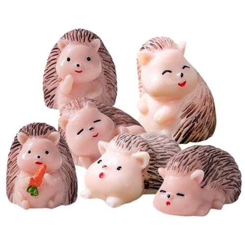 FELTECHELECTR 6st Igel-Statue Outdoor-Ornamente Statuen Von Gartentieren Im Freien Feengartentier Miniatur-Igel Kleiner Igel Gecko Igel-skulptur Igel-Karotten-Figuren Murmeltier Stofftier Harz FELTECHELECTR 6st Igel-Statue Outdoor-Ornamente Statuen Von Gartentieren Im Freien Feengartentier Miniatur-Igel Kleiner Igel Gecko Igel-skulptur Igel-Karotten-Figuren Murmeltier Stofftier Harz von FELTECHELECTR