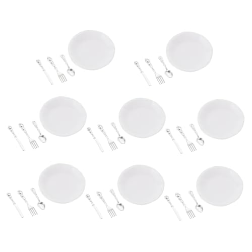 FELTECHELECTR 8 Sätze Miniatur Besteck Set Teiliges Puppenhaus Geschirr Dekoration Hochwertige Miniatur Löffel und Gabeln für DIY Projekte FELTECHELECTR 8 Sätze Miniatur Besteck Set Teiliges Puppenhaus Geschirr Dekoration Hochwertige Miniatur Löffel und Gabeln für DIY Projekte von FELTECHELECTR